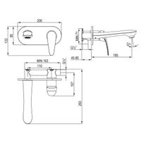 Смеситель Lemark Linara для раковины, встраиваемый арт-LM0426C — фото 5, Смесители для раковины