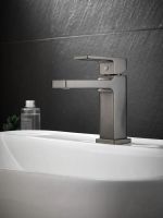 Смеситель для раковины BELZ , оружейная сталь, арт-B10658-3 — фото 2, Смесители для раковины