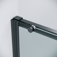 Товар: Дверь в нишу Grossman Galaxy 100.K33.01.100.21.00 (100х195) черный матовый,стекло прозрачное,раздвижная, 1 место - фото 9 Дверь в нишу Grossman Galaxy 100.K33.01.100.21.00 (100х195) черный матовый,стекло прозрачное,раздвижная, 1 место — фото 9, Раздвижные душевые двери