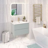 Тумба подвесная PARMA 80 /мята/ AQUA DE MARCO 2080MINTPAR — фото 7, Тумбы под раковину