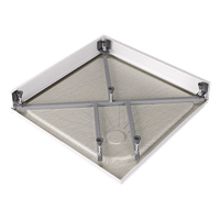 Душевой поддон ALEX BAITLER квадратный белый арт-AB10017H-2 — фото 3, Акриловые душевые поддоны