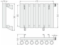 Товар: Отопительный радиатор Сунержа Кумир-0 EU50 правый 300х470 7 секций Сатин арт-071-0351-3007 - фото 5 Отопительный радиатор Сунержа Кумир-0 EU50 правый 300х470 7 секций Сатин арт-071-0351-3007 — фото 5, Радиаторы отопления