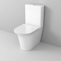 Унитаз Galaxy (610х365х830) напольныйбезободковый с тонкой крышкой, 2 места арт-GR-4469S — фото 1, Напольные унитазы