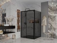 Боковая стенка Ambassador Intense (110х200) черный,стекло тонированное,1 место арт-110IBB — фото 2, Боковые стенки