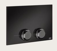 Клавиша смыва, Gessi, VENTI20, для унитаза, ширина, мм-215, глубина, мм-17, высота, мм-145, тип смыва-двойной, тип управления-механический, материал-латунь, цвет-Black Metal PVD арт-54657.706 — фото 2, Кнопки смыва