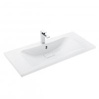 Раковина БРУК 100, белая 1A71333KBC010 — фото 1, Раковины