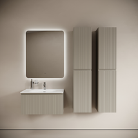 Тумба подвесная SANCOS Code 785х453х400, c одним ящиком оснащенным доводчиками, цвет серая платина , арт. CD80GP — фото 4, Комоды и тумбы для ванной комнаты