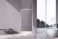 Душевая дверь Slim 8mm , хром, стекло прозрачное арт-VDP-4SL900CL — фото 1, Распашные душевые двери