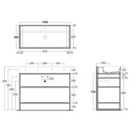 Товар: Металлическая структура SIMAS AGILE напольная цвет черный матовый AGSA101 - фото 3 Металлическая структура SIMAS AGILE напольная цвет черный матовый AGSA101 — фото 3, Консоли для раковины