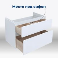 Тумба с раковиной Aquanet Бруклин 60 белый арт-00212596 — фото 7, Тумбы с раковиной