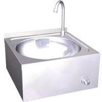 Настенная квадратная раковина с кнопкой для включения воды ногой., шт 13046.S — фото 1, Раковины