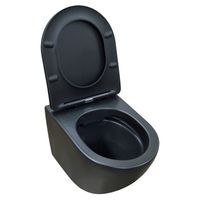 Сет AZARIO инсталляция + Унитаз подвесной Gloria с быстросъемным сиденьем микролифт, черный матовый арт-AZ-8010-1000+AZ-2003MB — фото 6, Комплекты унитаз + инсталляция