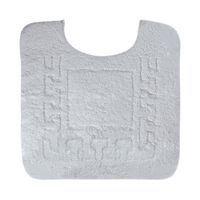 COMPLEMENTI Коврик (05) д/WC 60х60 см. белый, узор 5 22944 — фото 1, Коврики для ванной комнаты