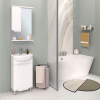 Зеркальный шкаф VIKTORIA 45 /левый/ AQUA DE MARCO 1045CVIC — фото 8, Зеркальные шкафы в ванную