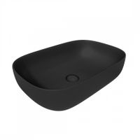 Раковина чаша Maretti FL13NS66-560, черная — фото 1, Раковины накладные