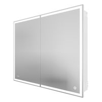 Шкаф-зеркало "МЕРКАДО-100 см" универсал. с LED подсветкой 201002 — фото 1, Зеркала в ванную комнату