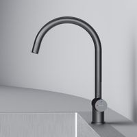 F8F07022 Func, смеситель для кухни с С-изливом, черный — фото 5, Смесители для кухни