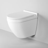 Унитаз подвесной Grossman (520х360х410) безободковый,белый с тонкой крышкой,микролифт,1 место арт-GR-4483S — фото 1, Подвесные унитазы