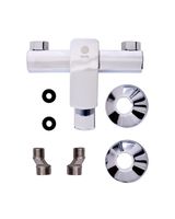 OneLife смеситель для ванны/душа однорычажный полимерный, хром арт-P06-100cr — фото 5, Смеситель для ванны