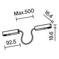 Комплектующие для систем освещения с токоведущими элементами Technical арт-TRA034CPC-42B-50 — фото 4, Комплектующие для освещения