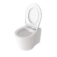 Товар: Унитаз подвесной Grossman (495х365х360) безободковый,белый с тонкой крышкой,микролифт,1 место арт-GR-4459S - фото 2 Унитаз подвесной Grossman (495х365х360) безободковый,белый с тонкой крышкой,микролифт,1 место арт-GR-4459S — фото 2, Подвесные унитазы