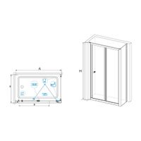 Душевой уголок RGW CL-41 (CL-21 + Z-12) 800x900 04094189-11 — фото 1, Душевые уголки