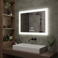 Товар: Зеркало с LED-подсветкой ELTON (80*60) /AQUA DE MARCO Elt80/60 - фото 2 Зеркало с LED-подсветкой ELTON (80*60) /AQUA DE MARCO Elt80/60 — фото 2, Зеркала в ванную комнату