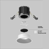 Товар: Встраиваемый светильник Technical DL058-7W4K-W - фото 5 Встраиваемый светильник Technical DL058-7W4K-W — фото 5, Точечные светильники
