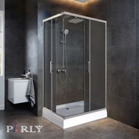 Ограждение VIVA90B N душевое Ceruttispa без поддона (90x90x195) — фото 397, Прямоугольные душевые уголки