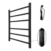 Полотенцесушитель электрический ВИД 10 610х400 правый, скр.монтаж, СНШ, черный матовый(RAL 9005), (Ferrum), Маргроид арт-10-6040-1049-9005R — фото 5, Электрические полотенцесушители