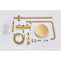 Стойка для душа Milacio Ultra ( ) золото арт-MCU.151.GD — фото 7, Душевые стойки