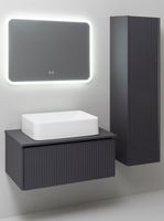 Тумба подвесная MONACO 80 /графит/ AQUA DE MARCO 2080GRMON — фото 7, Тумбы под раковину