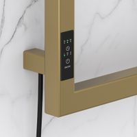 Полотенцесушитель электрический Сунержа Этюд ES 1050х500 левый Золотой шёлк арт-32-0846-1050 — фото 2, Электрические полотенцесушители