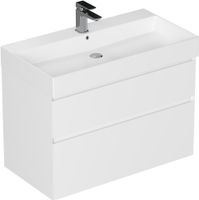 Тумба под раковину Allen Brau Infinity 85 белый матовый арт-1.210026.WM — фото 3, Тумбы под раковину