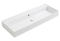 Раковина SIMAS AGILE подвесная или накладная без отверстия цвет белый AG121 AG121.0 — фото 1, Раковины накладные