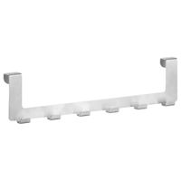 101106235 NEO Дверная вешалка, 6 крючков, сталь шлифованная BEMETA — фото 1, Крючки для полотенец