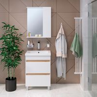 Тумба напольная SYDNEY 60 /2ящ/ AQUA DE MARCO 2060WCSYD/1 — фото 7, Тумбы под раковину