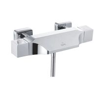 Товар: Смеситель для ванны с термостатом Rose , хром арт-R3702 - фото 1 Смеситель для ванны с термостатом Rose , хром арт-R3702 — фото 1, Смеситель для ванны