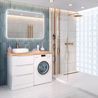 Тумба напольная NORDIC 60 /3 ящ/ под столешницу из массива и накладную раковину /AQUA DE MARCO 2060CNOR/F — фото 9, Тумбы под раковину