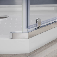 Ограждение VIVA90B N душевое Ceruttispa без поддона (90x90x195) — фото 128, Прямоугольные душевые уголки