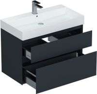 Тумба под раковину Allen Brau Infinity 85 антрацит матовый арт-1.210026.AM — фото 2, Тумбы под раковину