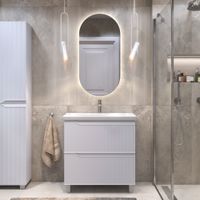 Тумба под раковину VIGO Neo 80 напольная белый арт-329 — фото 5, Тумбы под раковину