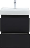 Тумба под раковину Aquanet Вега 2.0 50 черный арт-00337952 — фото 6, Тумбы под раковину