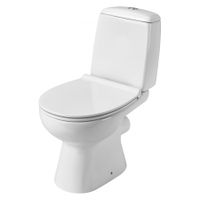 ЦЕЗАРЬ Унитаз-компакт, 2-режимная арматура (Oliveira), сиденье дюропласт Soft-close, Clip up (тонкое 1WH302415 — фото 8, Напольные унитазы