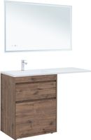 Товар: Тумба с раковиной Aquanet Токио 130 R напольная 2 ящика, цв. дуб веллингтон 00335590 - фото 12 Тумба с раковиной Aquanet Токио 130 R напольная 2 ящика, цв. дуб веллингтон 00335590 — фото 12, Тумбы с раковиной