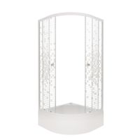 ДО Мозаика 90*90 В (3 места+сифон D50) арт-Щ0000061809 — фото 2, Душевые уголки четверть круга