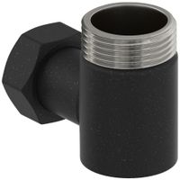 Уголок Уголок переходной Сунержа (G 1" НР х G 3/4" НГ) Тёмный титан муар 15-1505-0134 — фото 2, Комплектующие для полотенцесушителей