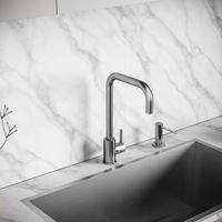 Товар: Смеситель для кухни из нержавеющей стали Sancos Stainless, с поворотным Г изливом, арт арт-SC12002SS - фото 2 Смеситель для кухни из нержавеющей стали Sancos Stainless, с поворотным Г изливом, арт арт-SC12002SS — фото 2, Смесители для кухни