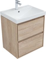 Товар: Тумба с раковиной Aquanet Милан 60 цв. дуб светлый 00340167 - фото 13 Тумба с раковиной Aquanet Милан 60 цв. дуб светлый 00340167 — фото 13, Тумбы с раковиной