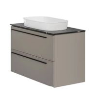 Товар: Тумба под раковину подвесная La Fenice Elba TWIN FNC-01-ELB-C-90-2, бежевая - фото 1 Тумба под раковину подвесная La Fenice Elba TWIN FNC-01-ELB-C-90-2, бежевая — фото 1, Тумбы под раковину